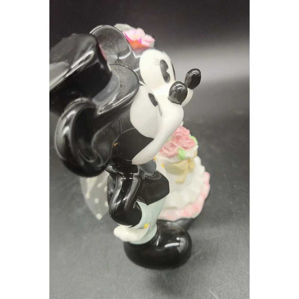 Vintage Mickey & Minnie Mouse Disney Disneyland Wedding Figurine CAKE TOPPER